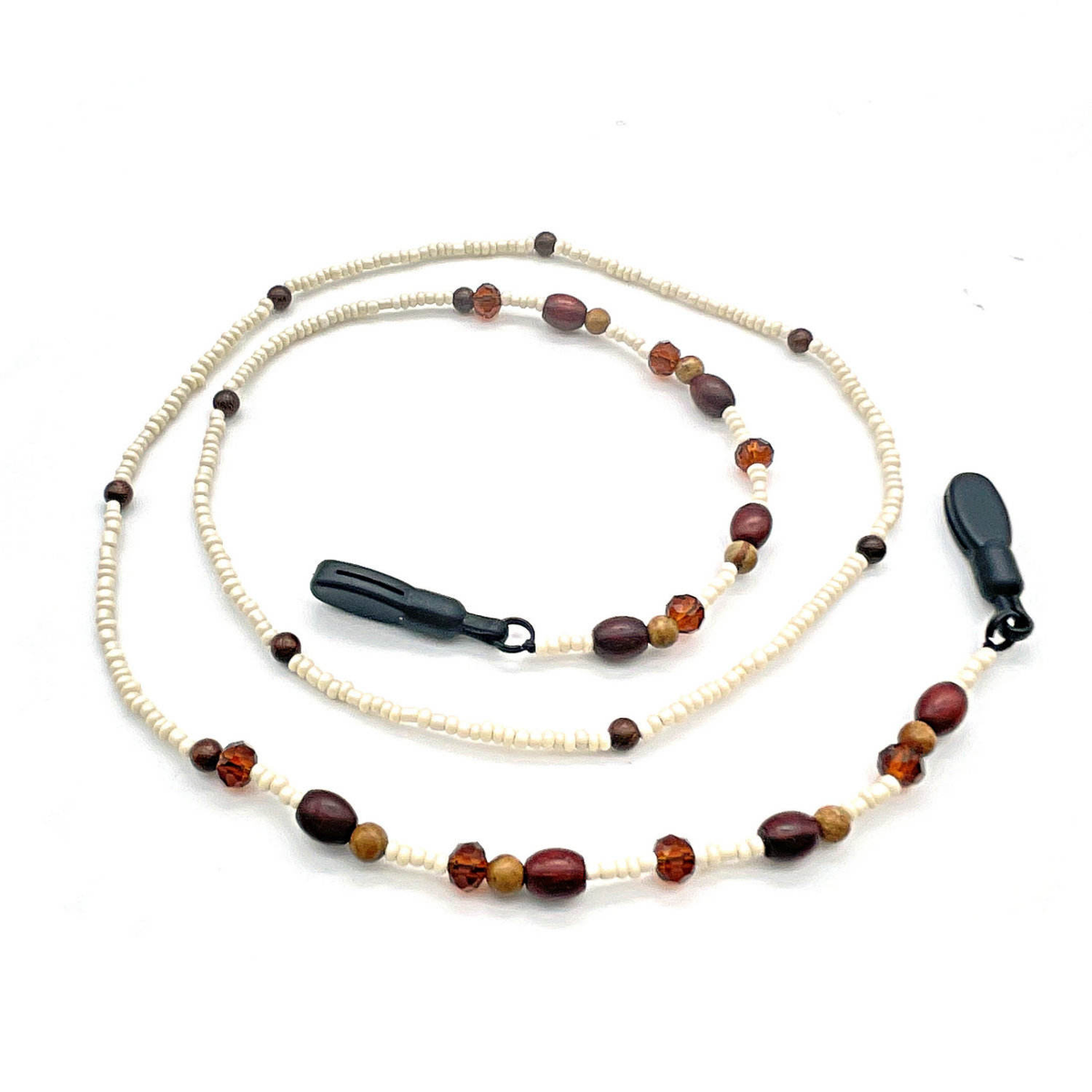 Wood Beaded Sunglasses Strap Natural Crystal Picture Jasper Tiger Eye Glass Bead Glasses Cord