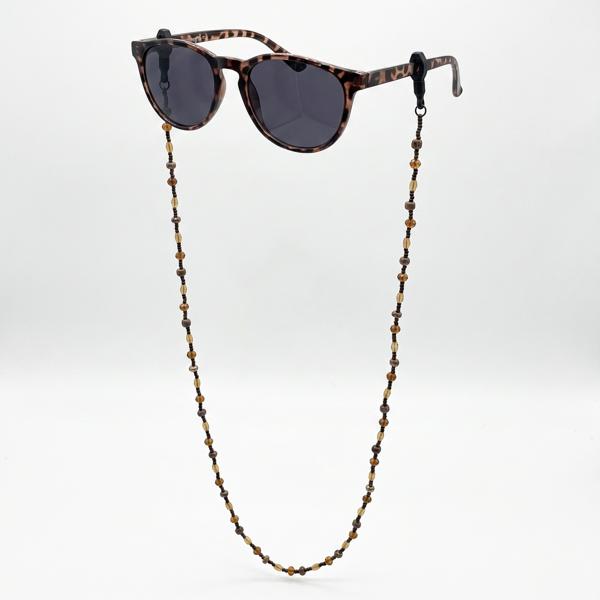 Retro Wood Glass Bead Sunglasses Chain Bohemian Eyeglass Lanyard